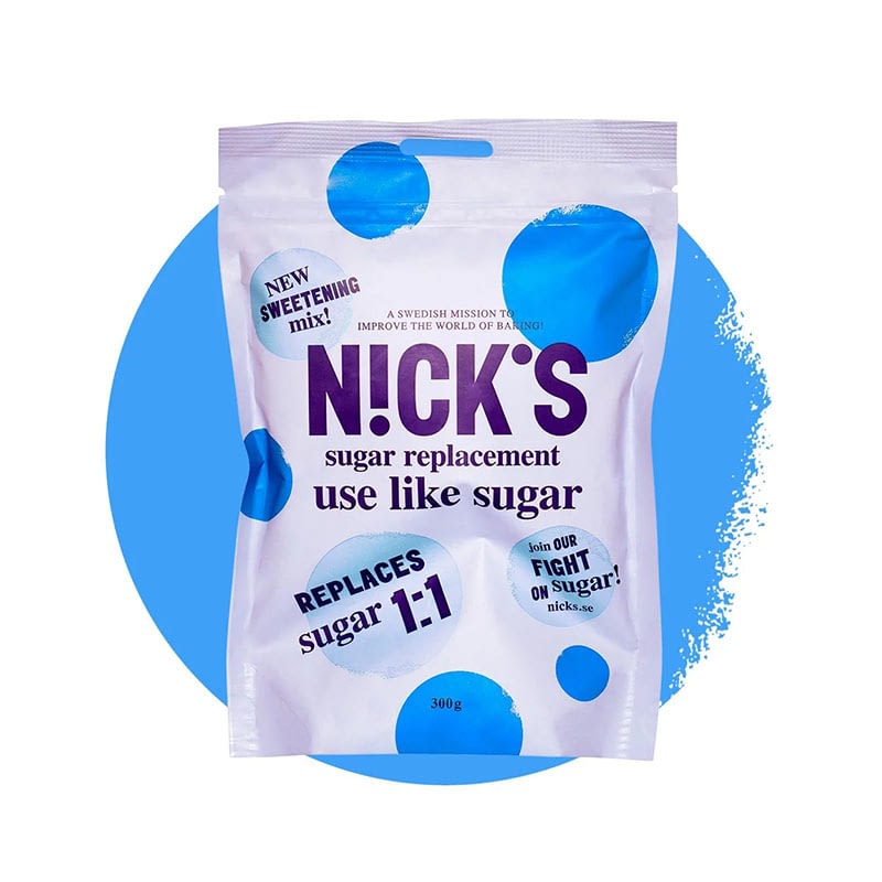 Natūralus cukraus pakaitalas, saldiklių mišinys, Nicks (300g) | ifood.lt