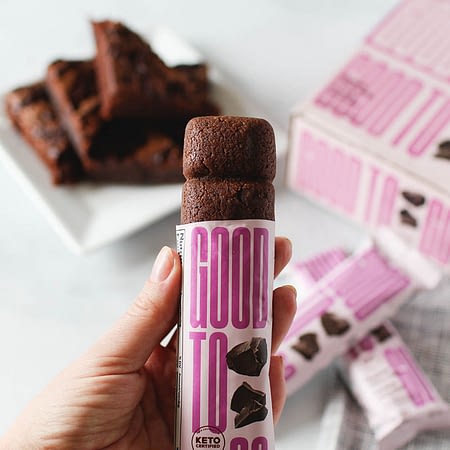 Šokolado skonio Keto batonėlis, be cukraus ir glitimo, Good To Go (40 g) | ifood.lt